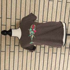 Magellan T-shirt with Fish Print for Women Size Small